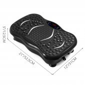 Valkyrie M570 Titreşimli Masaj ve Spor Aleti Vibrating Plate - 2x Direnç Lastiği - Bluetooth USB Bağlantı Speaker - Kumandalı - 2