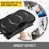Valkyrie M570 Titreşimli Masaj ve Spor Aleti Vibrating Plate - 2x Direnç Lastiği - Bluetooth USB Bağlantı Speaker - Kumandalı - 6