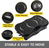 Valkyrie M570 Titreşimli Masaj ve Spor Aleti Vibrating Plate - 2x Direnç Lastiği - Bluetooth USB Bağlantı Speaker - Kumandalı - 7