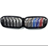 AUTOGP Bmw g30 lci ön böbrek panjur m şeritli renkli 2020+ thumbnail 2