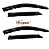 Space Fiat Uno Krom cam rüzgarlığı 1.2mm 4lü / CARU436 - 1