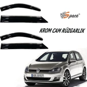 Space Volkswagen GOLF 7 Krom cam rüzgarlığı  2014-2020 / CARU409 thumbnail 1