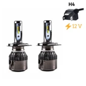 Space Space Led Far Ampulü Çift Renk Sarı/Beyaz H4-36W-4800LM-12V / LAAM492-1 - 1