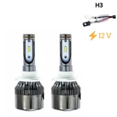 Space Space Led Far Ampulü Beyaz H3 36W 4800LM 12V LAAM801 - 1
