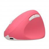 Valkyrie Y08 Dikey Kablosuz 2.4G Sessiz Şarjlı 6 Tuşlu Vertical Mouse 1600DPI 400mAh Pembe - 9