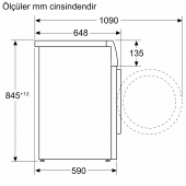 Bosch WGB244A0TR 9 kg 1400 Devir Çamaşır Makinesi - 4