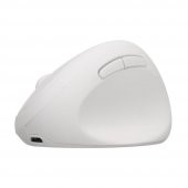 Valkyrie Y08 Dikey Kablosuz 2.4G Sessiz Şarjlı 6 Tuşlu Vertical Mouse 1600DPI 400mAh Beyaz - 3