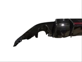 AUTOGP Vw polo mk6 arka tampon difüzörü 4 çıkış 2018+ pianoblack - 2