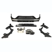 AUTOGP Mercedes glc63 coupe arka difüzör krom egzoz facelift thumbnail 2