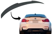 AUTOGP Bmw f36 m4 bagaj üstü spoiler siyah boyalı plastik 2014 / 2018 - 1