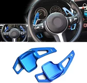 AUTOGP Bmw f22 m direksiyon f1 vites kulakçık paddle shift mavi - 2