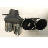 AUTOGP Range rover sport svr egzoz ucu seti yuvarlak çiftli 2013+ - 1