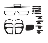 AUTOGP Ranger t8 kaplama seti dış siyah full 2019+ - 2