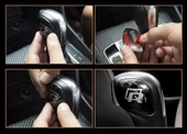 Space Vw R vites topuzu logosu arması amblemi siyah - 1