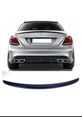 AUTOGP Mercedes w205 bagaj üstü spoiler amg 2015+ c180 siyah boyalı - 1