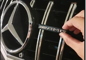 AUTOGP Mercedes cla gtr ön panjur ızgara seti amg 2012+ w117 - 3