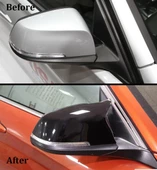 AUTOGP Seat leon ayna kapağı batman yarasa piano black 2013+ - 3