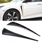 AUTOGP Honda civic fk7 için uygundur çamurluk havalandırma çıtası siyah boyalı - 2