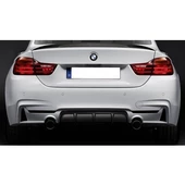 AUTOGP Bmw F36 arka tampon difüzörü 2 çıkış m-performance 4 serisi thumbnail 1