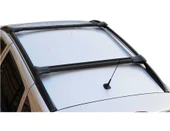 NİKEN Araç üstü ara atkı tavan barı bagaj ayakları taşıyıcı siyah 138cm. arabar - 4