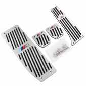 AUTOGP Bmw 5 serisi pedal seti takımı manuel 4parça ///M logolu - 1