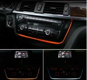 AUTOGP Bmw F36 klima çerçevesi paneli ledli ışıklı piano black - 1