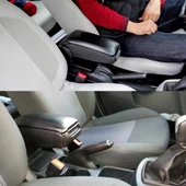 NİKEN Ford courier kol dayama kolçak vidasız orta konsol niken 2015+ - 3