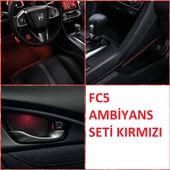 AUTOGP Honda civic fc5 uyumlu ambiyans aydınlatma paketi kırmızı 2016+ - 1