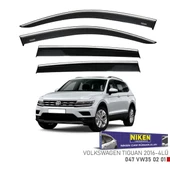 NİKEN Vw tiguan cam rüzgarlığı kromlu 2016+ niken - 1
