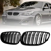 AUTOGP Bmw e60 m5 ön böbrek panjur piano black  2003 - 2009 çift tırnak - 1