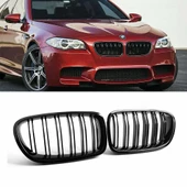 AUTOGP Bmw F10 m5 ön böbrek panjur piano black çift tırnak - 1