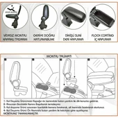 NİKEN Ford focus 2 kol dayama kolçak vidasız orta konsol niken 2005 / 2011 - 4