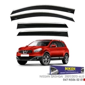 NİKEN Nissan qashqai cam rüzgarlığı kromlu 2007 / 2013 niken thumbnail 1