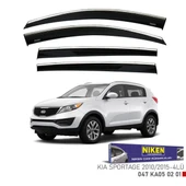 NİKEN Kia sportage cam rüzgarlığı kromlu 2011 / 2016 niken thumbnail 1