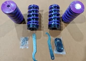 Autogp Honda civic uyumlu spor helezon yay coilover alçaltma kiti ayarlı 98-01 - 3
