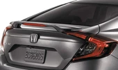 AUTOGP Honda civic fc5 uyumlu bagaj üstü spoiler ışıklı 2016+ - 1