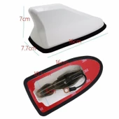 AUTOGP Oto tepe anten elektrikli silikon taban shark balina jaws anten gri - 3