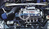 AUTOGP Honda civic uyumlu bigtube hava filtre kiti performans 1996 / 2001 1.6 - 3