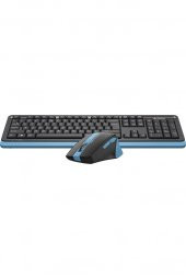 A4 TECH FG1035 KABLOSUZ Q M.M KLAVYE-MOUSE,MAVİ thumbnail 2