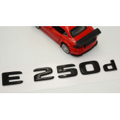 E 250d Bagaj Parlak Siyah ABS 3M 3D Yazı Logo - 3