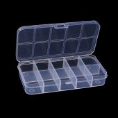 Hayal Sepeti 10 Bölmeli Kapaklı Organizer Kutu 132x69x22 mm - 1