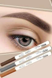 Pretty Beauty Tattoo Eyebrow Pencil (Kaş Boyama Kalemi-Gri) - 3