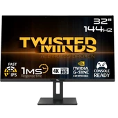 TWISTED MINDS 32 TM32DUI UHD 4K 144Hz 1MS HDMI DP GSYNC PSXBOX RGB IPS GAMİNG MONİTÖR - 1