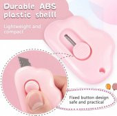 SRTfootcare Taşınabilir Bulut Şeklinde Maket Bıçağı 1 Adet PEMBE - 3