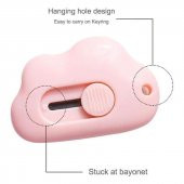 SRTfootcare Taşınabilir Bulut Şeklinde Maket Bıçağı 1 Adet PEMBE - 5
