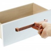 Mobilya Mutfak Dolabı Banyo Çekmece Dolap Kapak Kulpu Kulbu Antik Bakır 224 mm Metal Kulp thumbnail 4