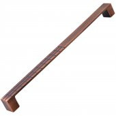 Mobilya Mutfak Dolabı Banyo Çekmece Dolap Kapak Kulpu Kulbu Antik Bakır 224 mm Metal Kulp thumbnail 5