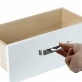 Mobilya Mutfak Dolabı Banyo Çekmece Dolap Kapak Kulpu Kulbu Krom 128 mm Metal Kulp - 3