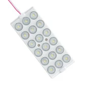 Powermaster 12 Volt 6 Watt Soğuk Beyaz 18 Ledli 2'Li Paket Yanıp Sönen Modül Led - 1