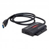Powermaster RXD-338U3 USB 3.0 IDE-SATA Dönüştürücü Çevirici Adaptör Seti (Adaptör + Güç Kaynağı + Bağlantı Kabloları) - 2